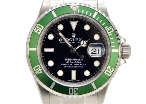 rolex black face green bezel|rolex anniversary green bezel.